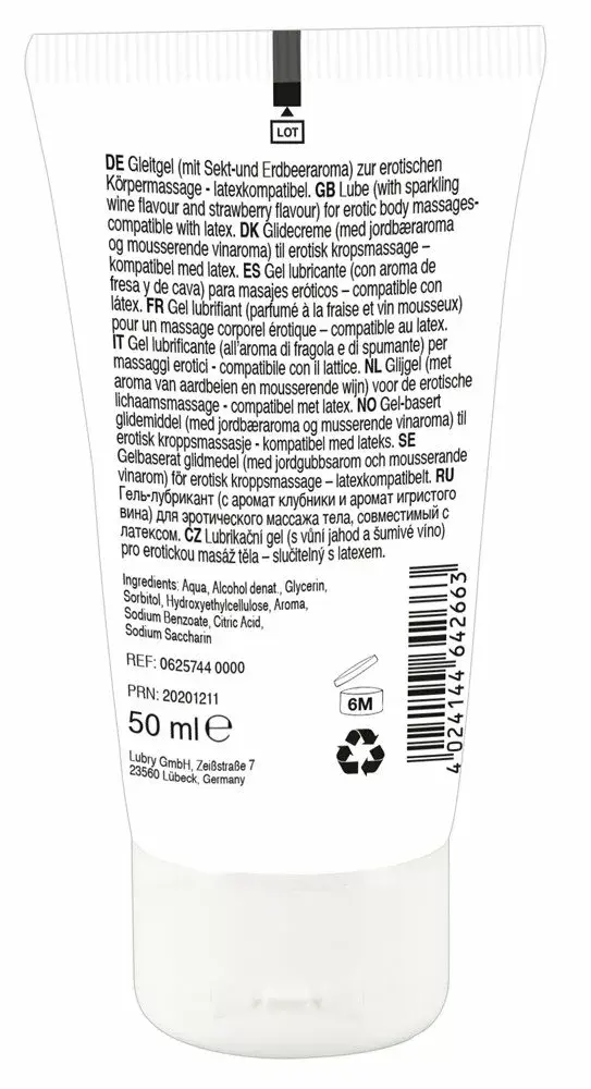 Lick-it Massage Oil 50 мл — вино-клубника Photo 2