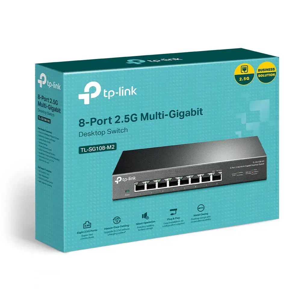 Neadministrējams slēdzis TP-Link TL-SG108-M2 Photo 8