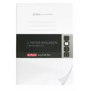 Записная книжка Herlitz my.book A5 40 листов Черная Белая