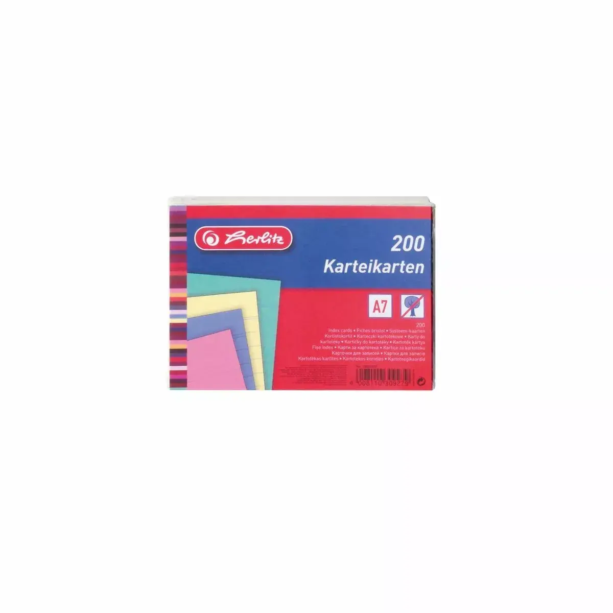 Индексные карточки Herlitz 10836245 Photo 2