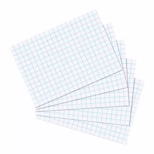 Карточка индексная Herlitz 10621290 Белая 100 шт