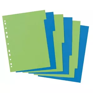 Cardboard Sheets HERLITZ 50034918 — pack of 6 sheets, A4 document dividers