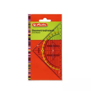 Herlitz 10412310 trīsstūris 45° trīsstūris Plastmasa Caurspīdīgs 1 pcs