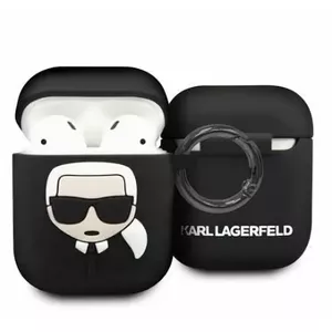 Karl Lagerfeld Silicone Ikonik futrālis AirPods 1/2 austiņām