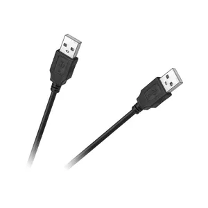 USB A–A kabelis Cabletech KPO4012-1.5 1.5 m, melns, USB A uz USB A datu kabelis
