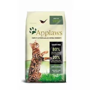 Сухой корм для кошек Applaws Adult Chicken & Lamb 2 кг — беззерновой, 36% белка, 16% жира
