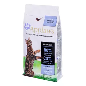 Сухой корм для кошек Applaws Chicken with Duck 2 кг — беззерновой полнорационный для взрослых, белок 36.5%, жир 16%