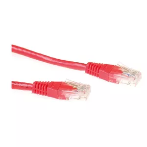MicroConnect B-UTP605R-B Cat6 U/UTP Network Cable, 5 m, RJ-45, Red