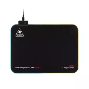Mouse pad Kruger & Matz Warrior with 7-color LED light, 350 x 250 x 3 mm