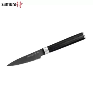 Samura MO-V Stonewash Paring knife 90mm from AUS 8 Japanese steel 58 HRC