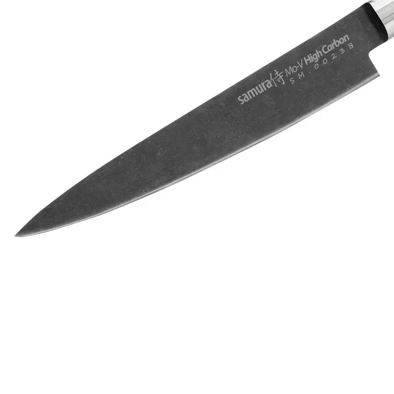 Универсальный нож Samura MO-V Stonewash 150 мм Photo 5