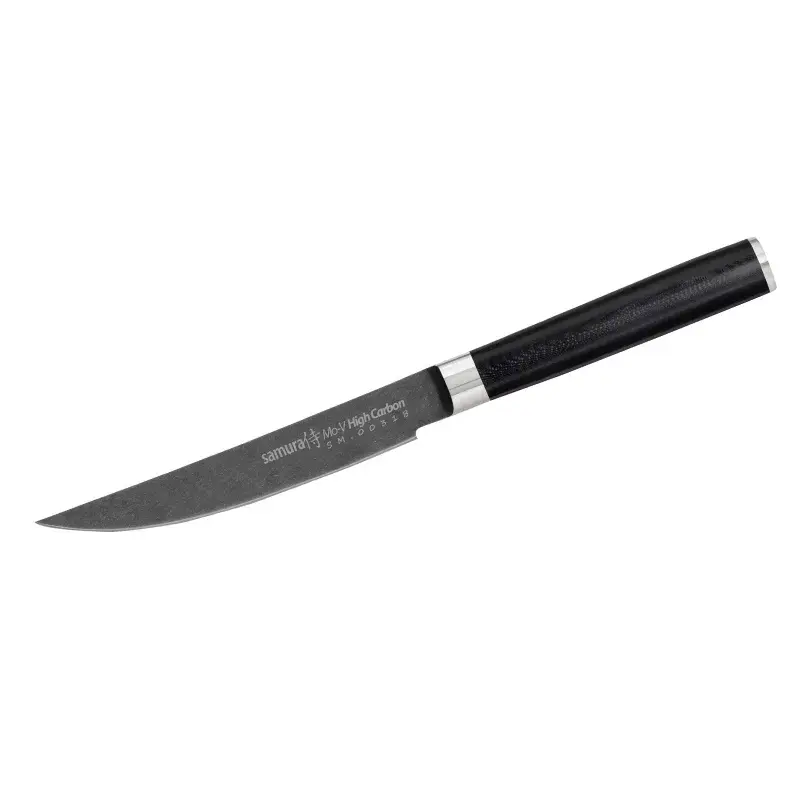 Нож для стейка Samura MO-V Stonewash 120 мм Photo 2