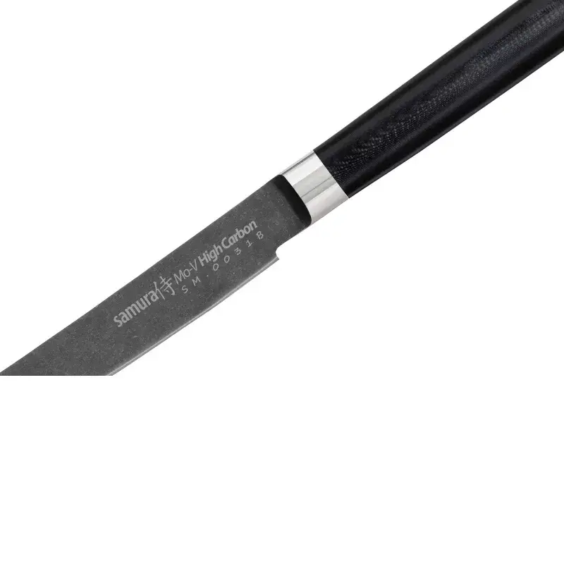 Нож для стейка Samura MO-V Stonewash 120 мм Photo 4