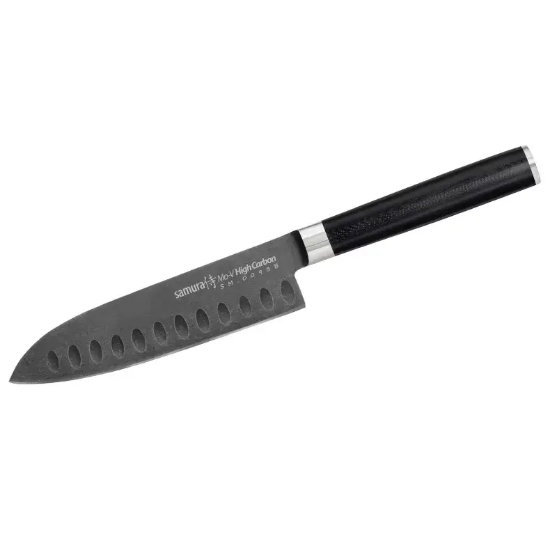 Samura MO-V Stonewash Santoku nazis Photo 2