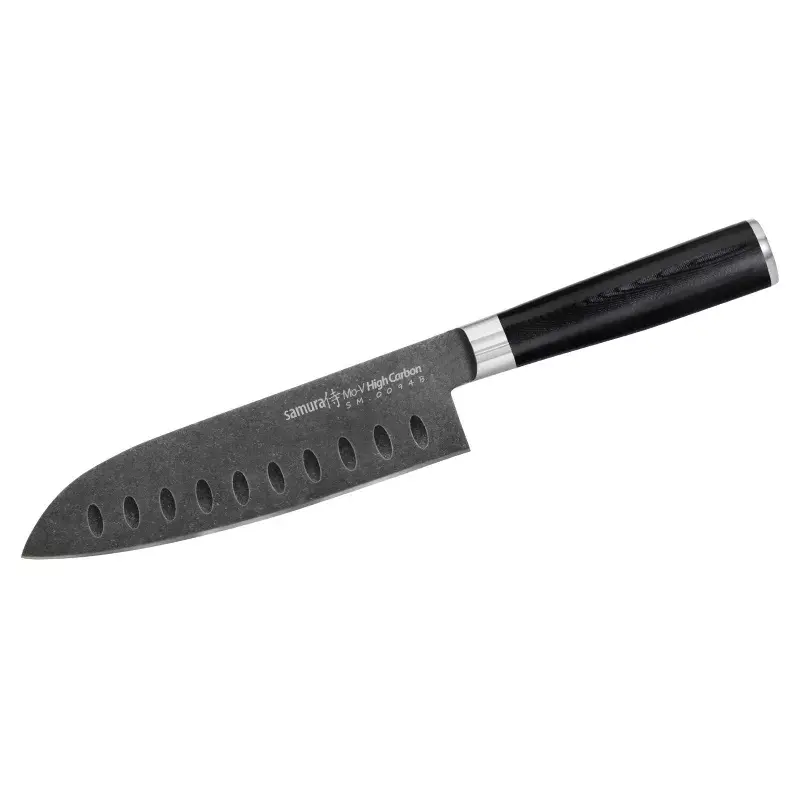 Samura MO-V Stonewash Santoku nazis Photo 4