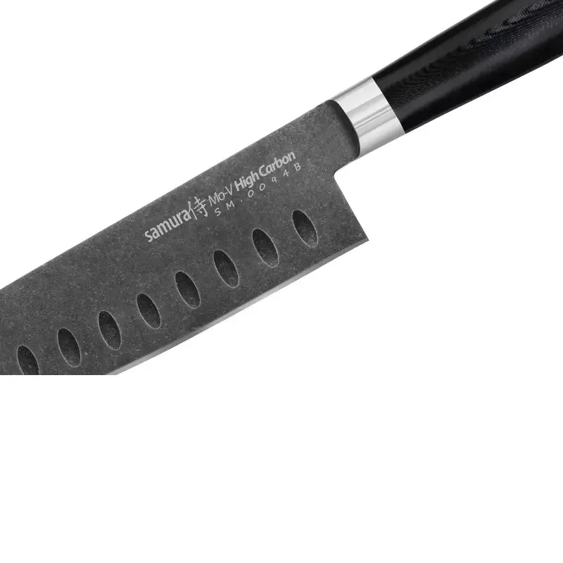 Samura MO-V Stonewash Santoku nazis Photo 6