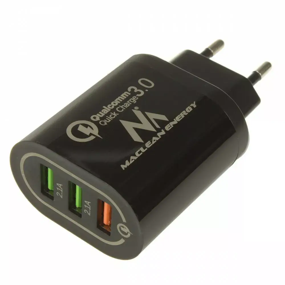 USB charger MACLEAN MCE479B — 3 ports 18W Photo 5