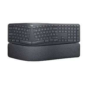Logitech Ergo K860 клавиатура Офисная РЧ беспроводной + Bluetooth Международный американский стандарт Графит