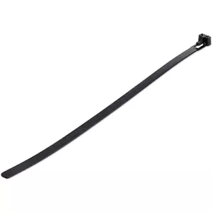 Atkārtoti izmantojamas kabeļu saites StarTech.com 10" 25cm melnas