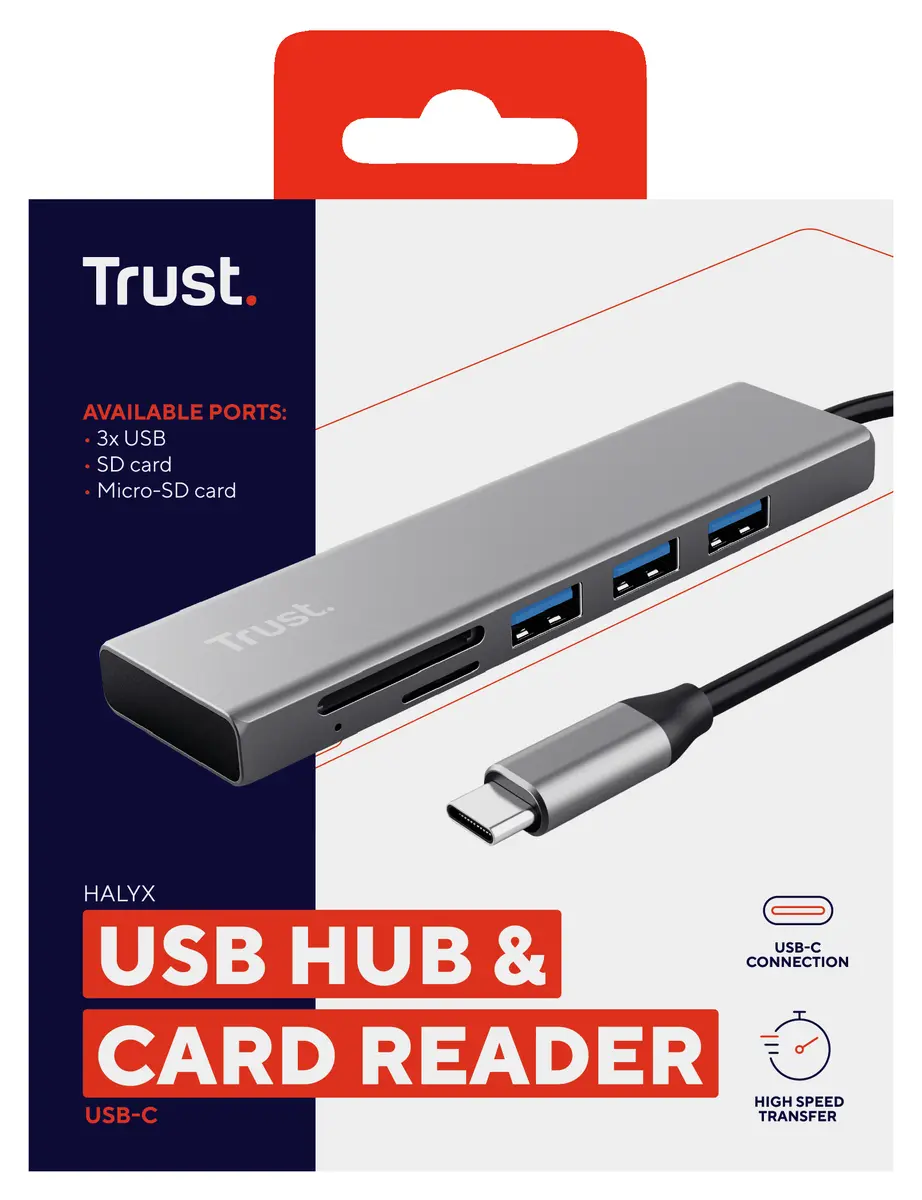 Trust Halyx USB-C Hub and Card Reader Photo 11