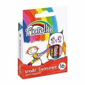 Krītiņi vaska 16 krāsas Fiorello