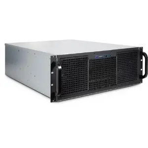 Server Case Inter-Tech 4U 40255 Rack Black, Grey