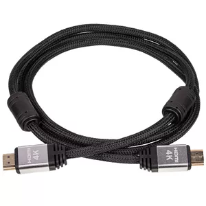HDMI kabelis Akyga AK-HD-15P 1.5 m — HDMI Type A vīrietis–vīrietis, HDMI 2.0, zelta pārklājuma kontakti, melns