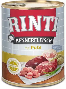 RINTI Adult Turkey Canned Dog Food 800 g