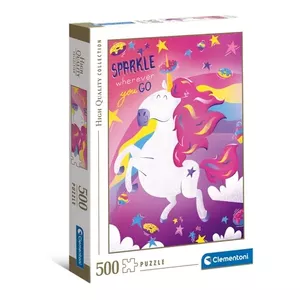 Puzlis Clementoni Unicorn — 500 gab., 254×344 mm, 10–99 gadu