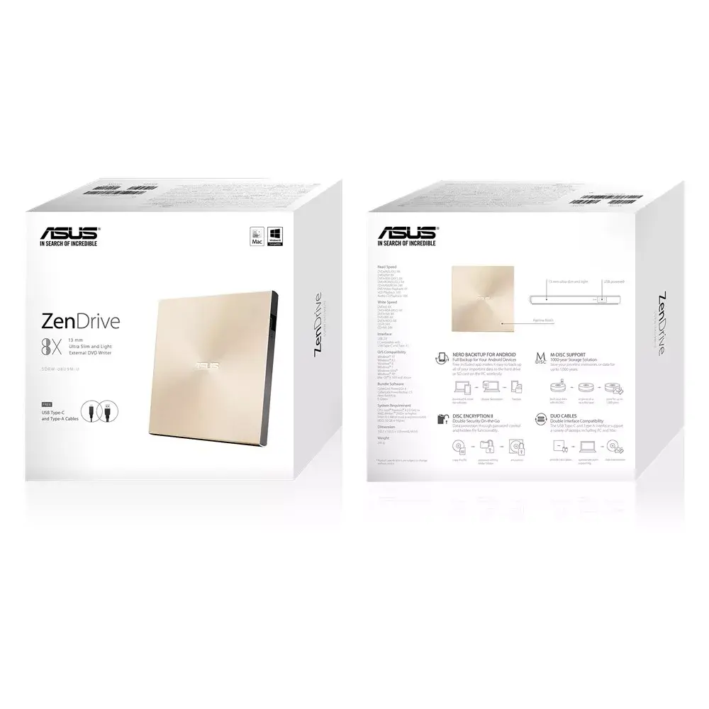 Optiskais disks ASUS ZenDrive U9M Photo 6