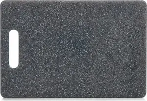 Cutting board ZELLER 26056, granite-look anthracite