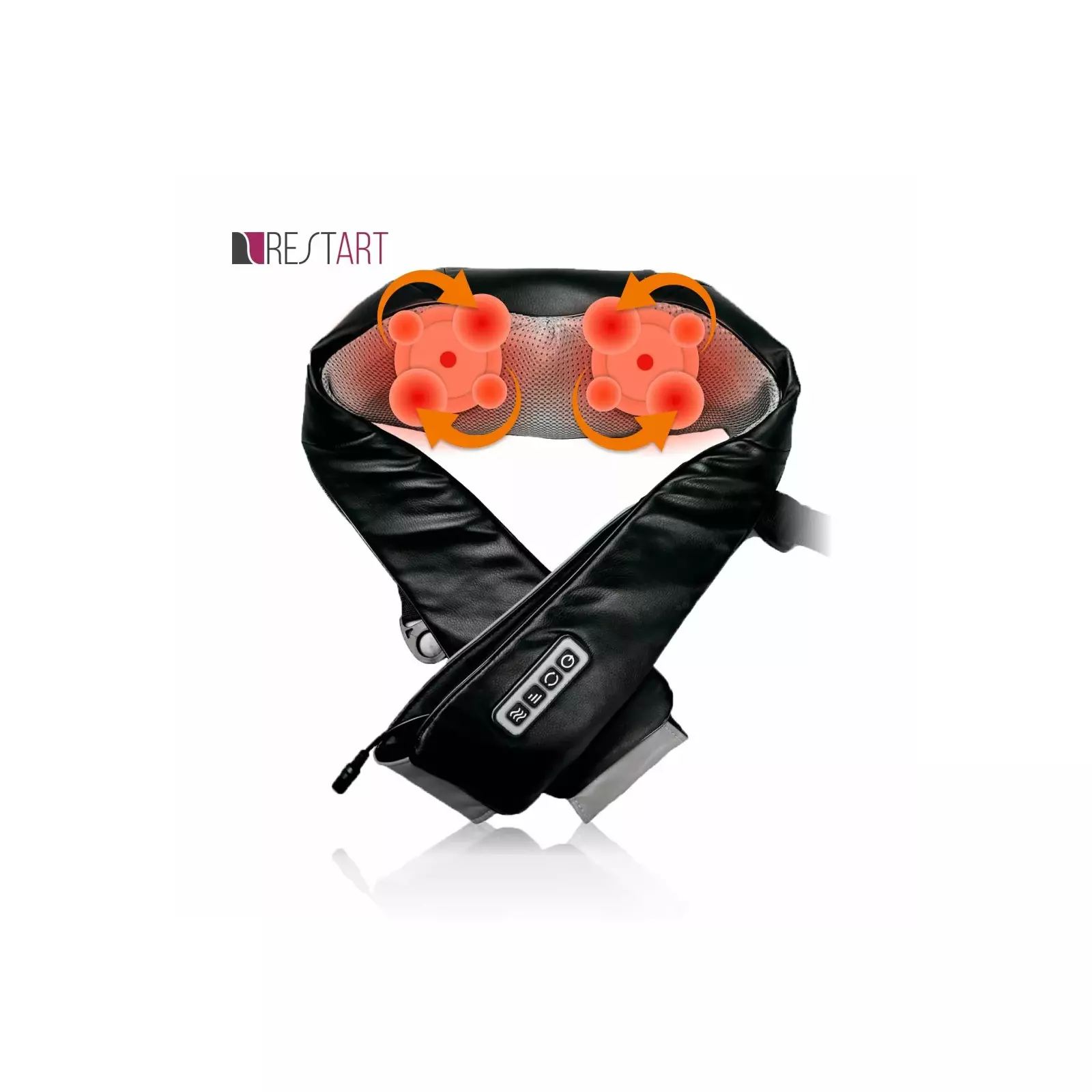 Costway 3-Speed Shiatsu Neck Back Shoulder Massager with Heat Deep