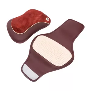 GESS uTenon Massage Pillow with Acupuncture Cushion with Heating Function, Car Adapter