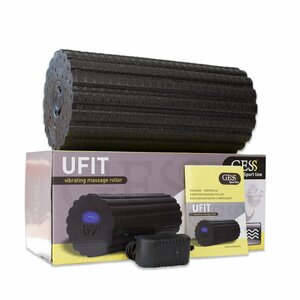 GESS uFit Vibrating Foam Massage Roller, 4 Vibration Speeds, Auto Shutdown