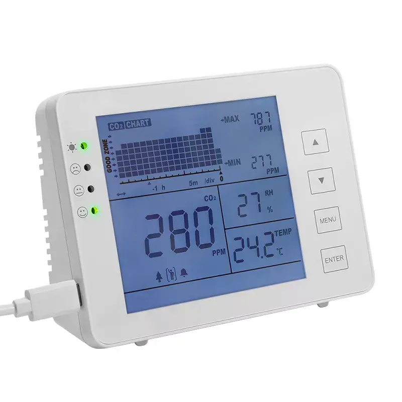 LogiLink SC0115 CO2 mērītājs ar temperatūras un mitruma sensoru Photo 3