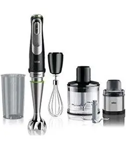 Iegremdējamais blenderis Braun MultiQuick 9 MQ9138XI Melns Nerūsējošais tērauds