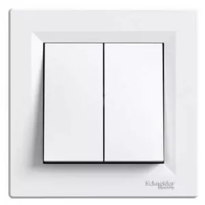 Schneider Electric переключатель двойной чередующийся Asfora 6+6, без винтов (EPH0600121)