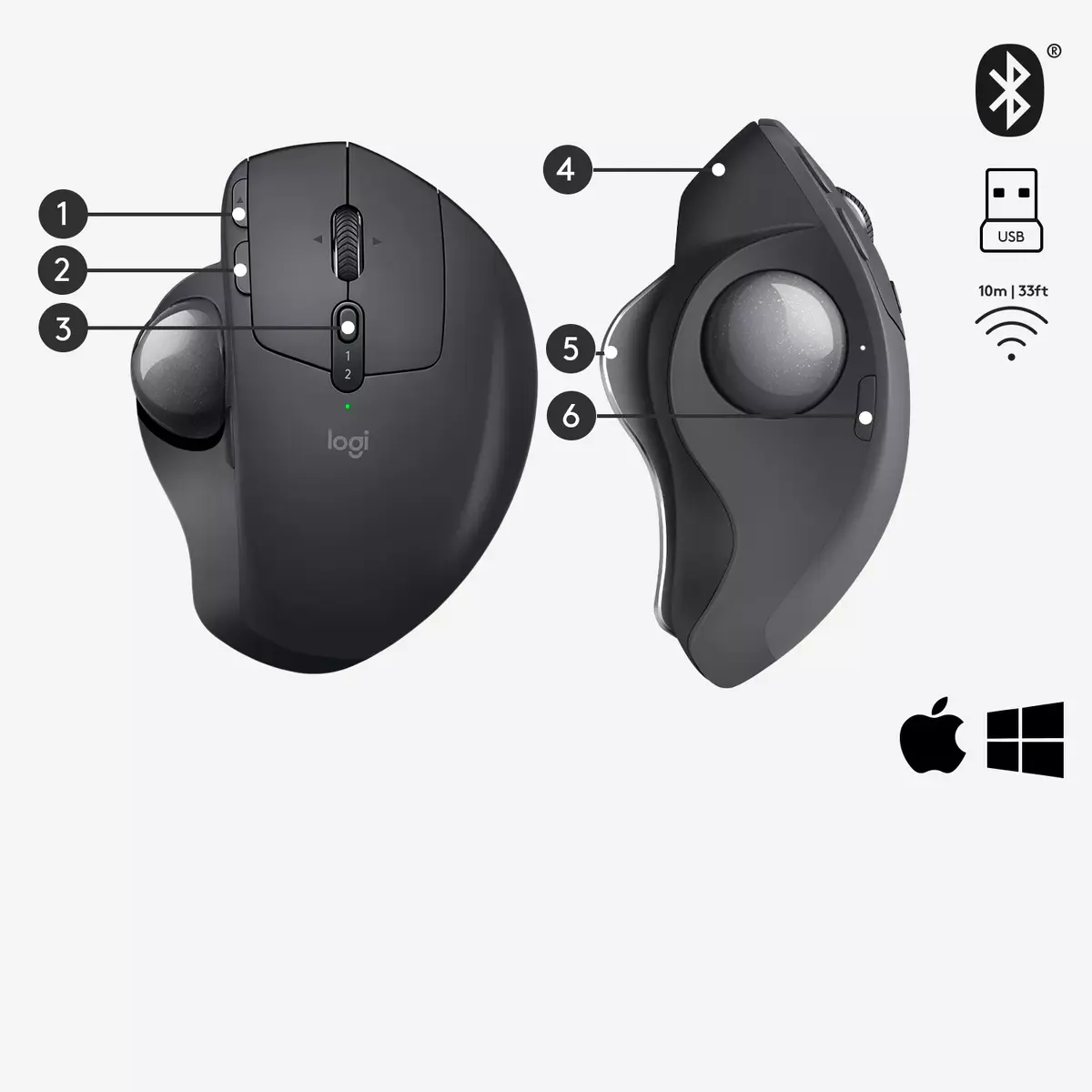 Pele Logitech MX Ergo Photo 6