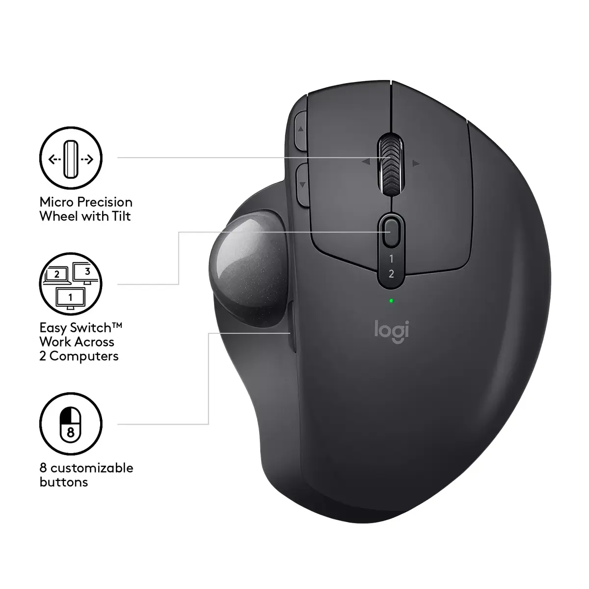 Pele Logitech MX Ergo Photo 10