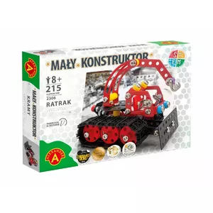 Конструктор Alexander Mały Konstruktor - Ratrak модель 23060, сборная игрушка-снегоуплотнитель для конструирования