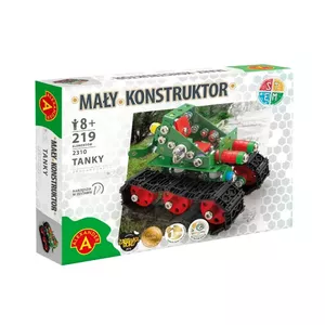Игровой конструктор Alexander Mały Konstruktor - Tanky набор для сборки маленьких танков