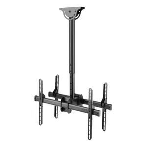 Deltaco ARM-0403 monitor mount / stand 177.8 cm (70") Black Ceiling