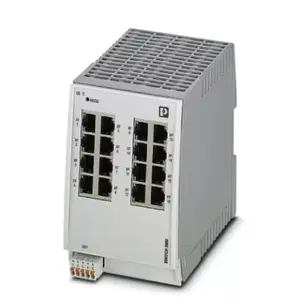 Phoenix Contact FL Switch 2016 Network Switch, 16-Port Fast Ethernet 10/100, 24V DC