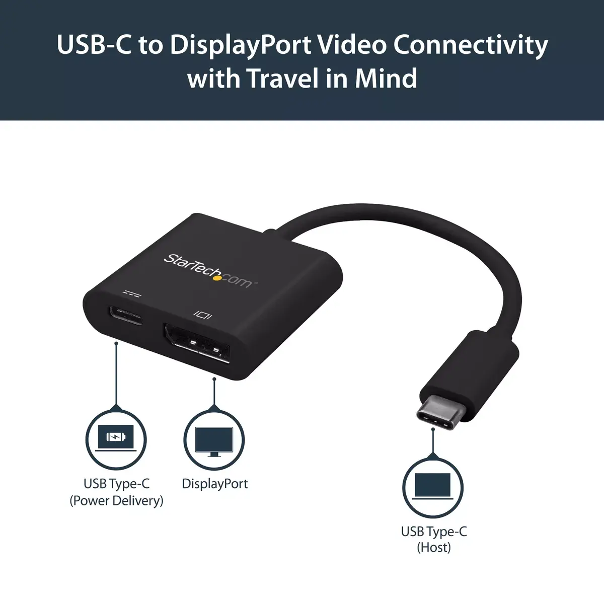 StarTech USB-C uz DisplayPort adapters CDP2DPUCP Photo 6