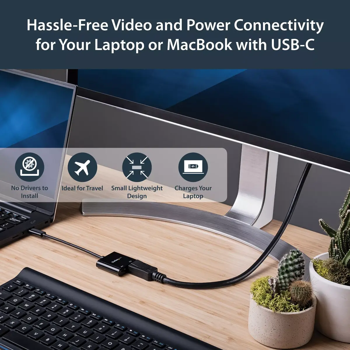 StarTech USB-C uz DisplayPort adapters CDP2DPUCP Photo 7
