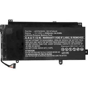 Battery CoreParts MBXLE-BA0164 for Lenovo — LiPo 4000 mAh, Black