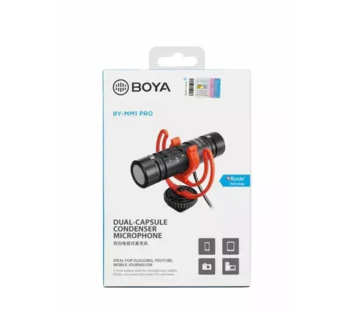 Цифровой микрофон для камеры BOYA BY-MM1 Pro Photo 4