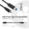 USB 3.1 Gen2 Type-C to Type-B Кабель CLUB3D CAC-1524 Photo 3