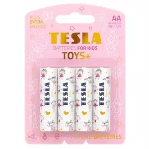 TESLA baterijas AA rotaļlietas meitene LR06 4gab