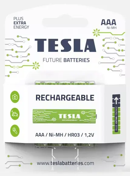 Akumulatoru baterijas lTESLA AAA Green+ Recharg